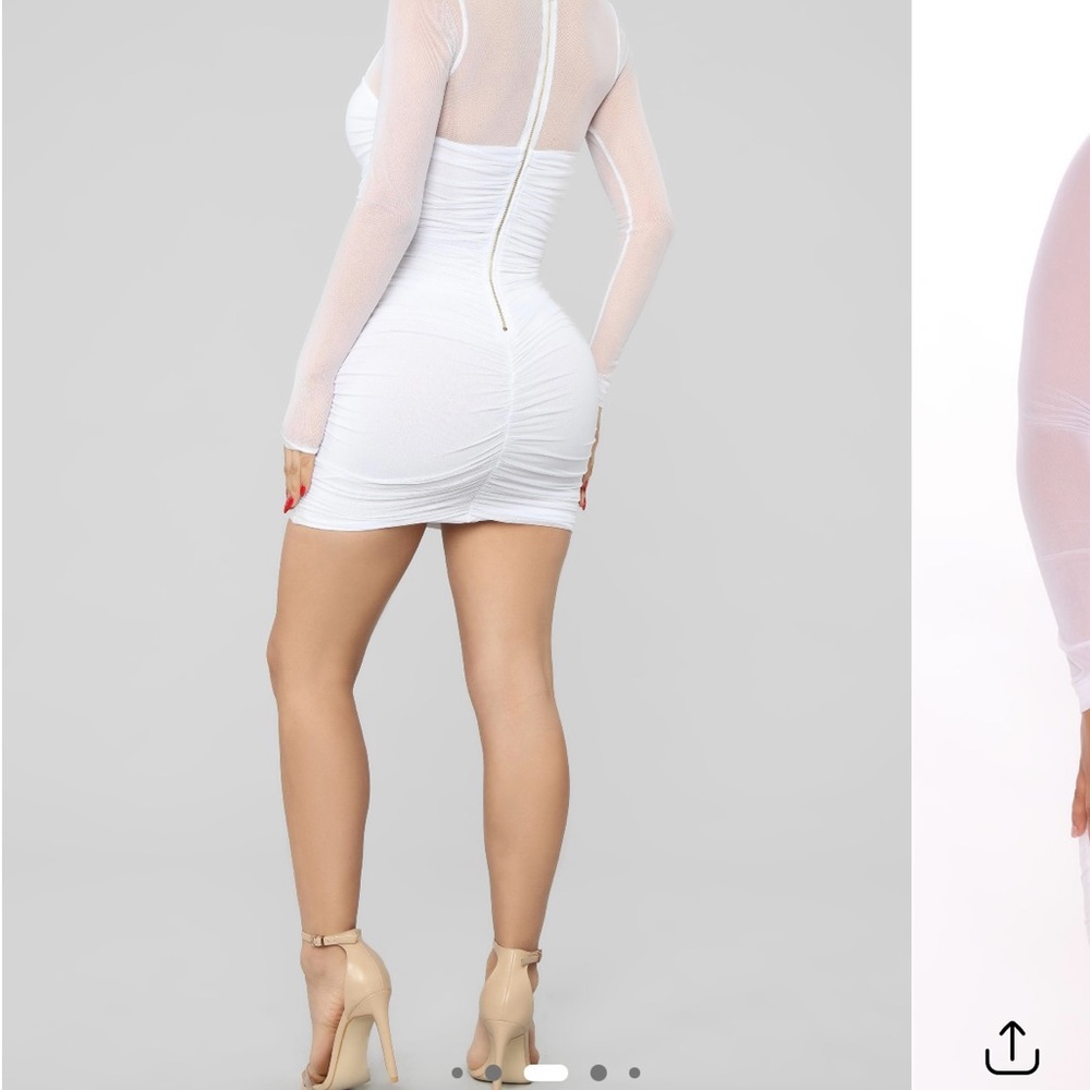 White long sleeve dress